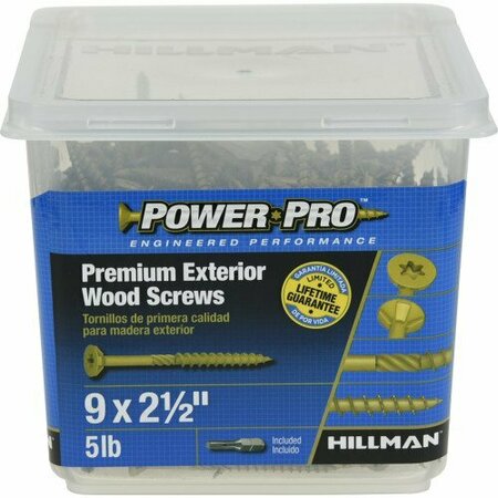 Hillman 9X2-1/2 PP T-25 EXT DECK SCW BRONZE 5LB 48610